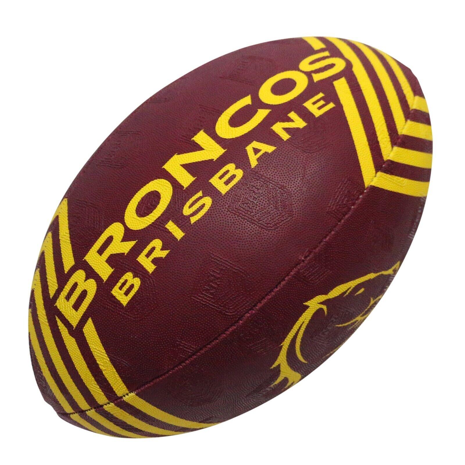 NRL 2025 Supporter Football - Brisbane Broncos - Ball - Size 11