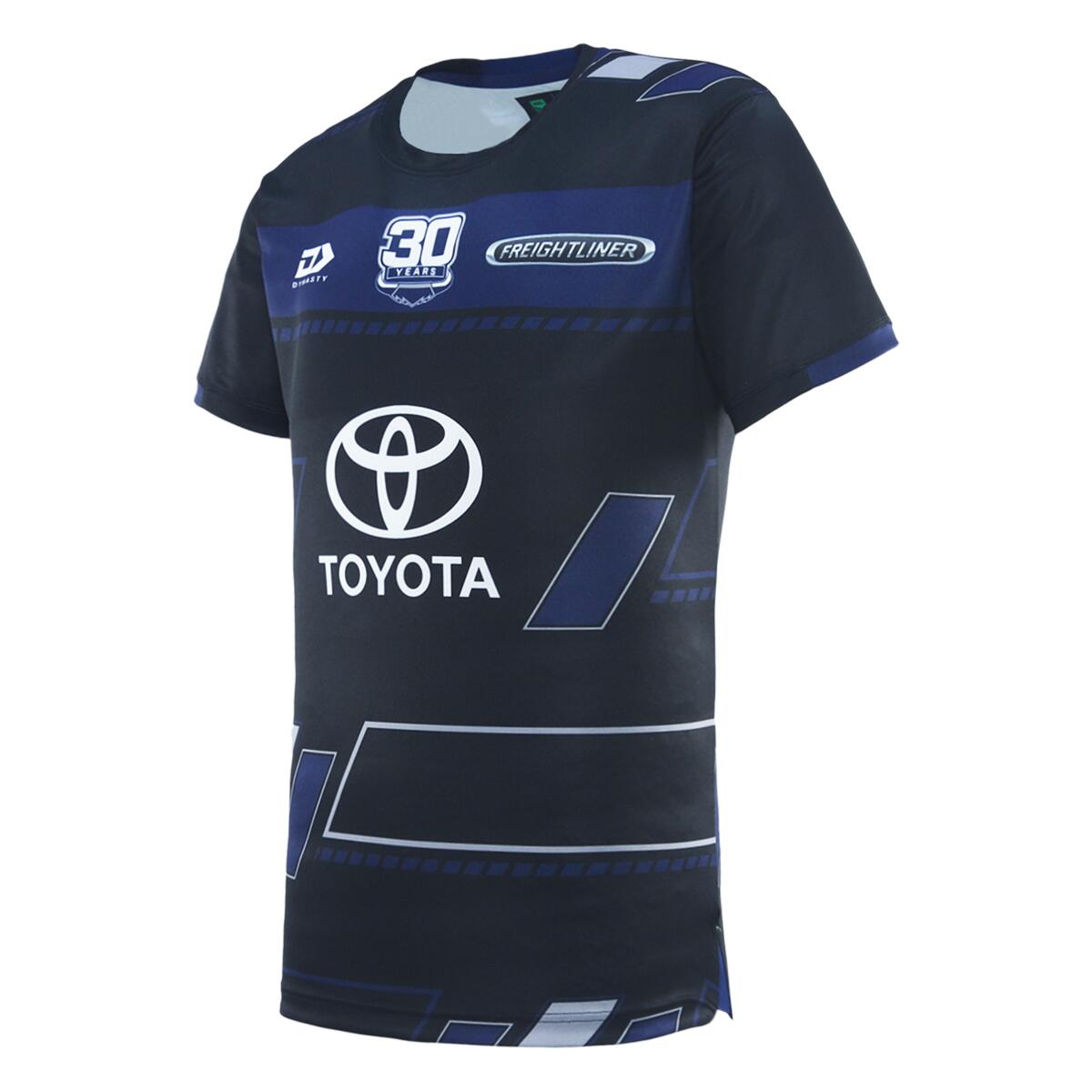 NRL 2025 ALT Training Tee - North Queensland Cowboys - Black - Adult - Mens