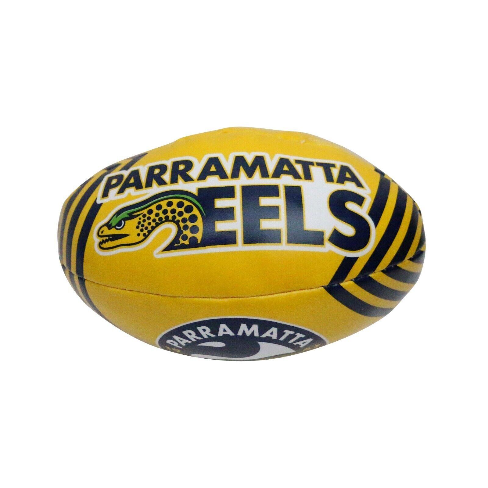NRL 2025 6 Inch Sponge Football - Parramatta Eels - Supporter Ball