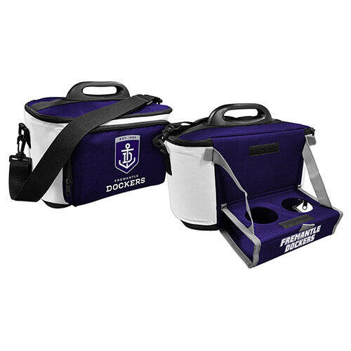 AFL Drink Cooler Bag With Tray - Fremantle Dockers - Team Logo