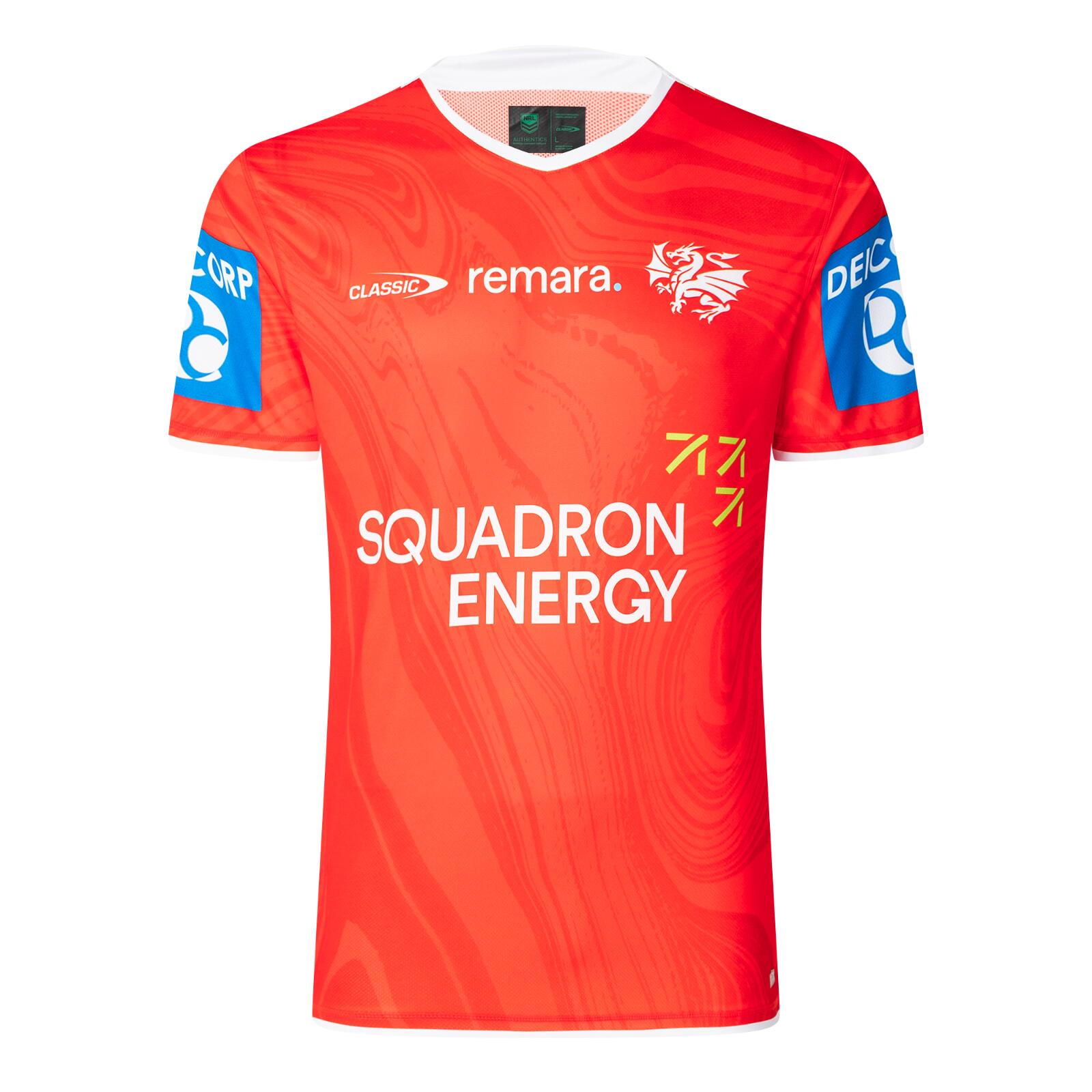 NRL 2025 Training Tee - St George Illawarra Dragons - Adult - Mens