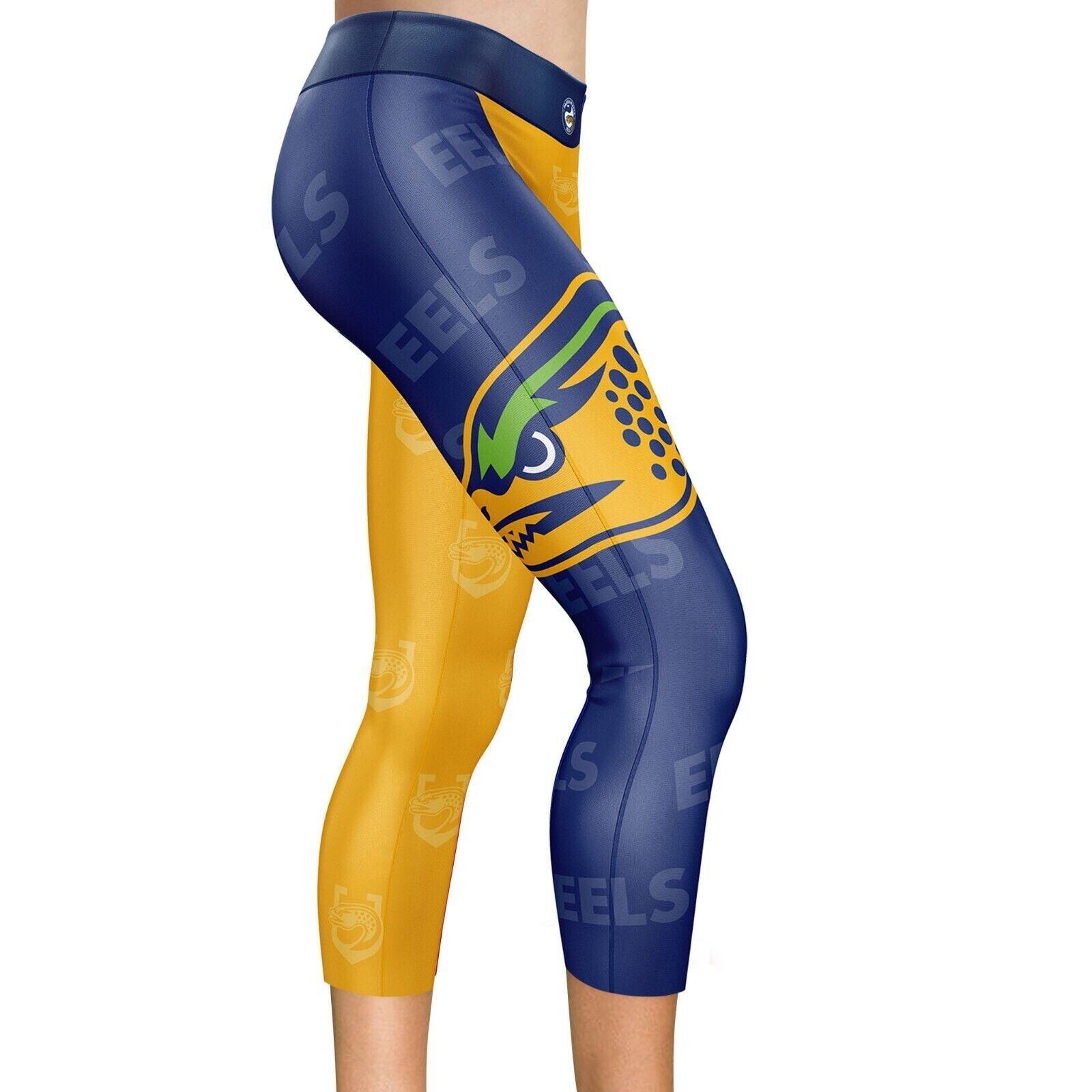 NRL Ladies 'Siren' Leggings - Parramatta Eels - Active Wear