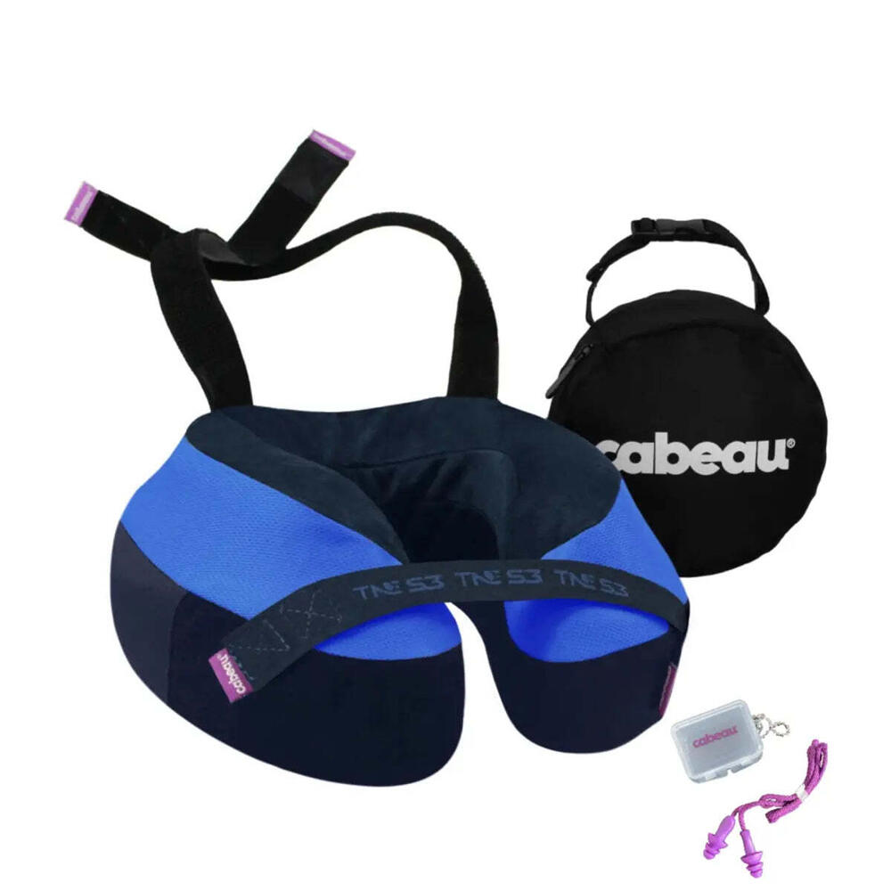 Cabeau The Neck''s Evolution S3 Memory Foam Neck Travel Pillow with Chin & Se