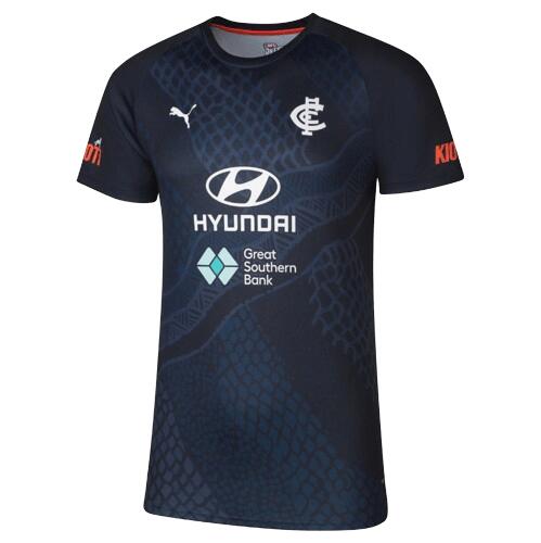 AFL 2024 Training Tee - Carlton Blues - Adult - Mens - Shirt