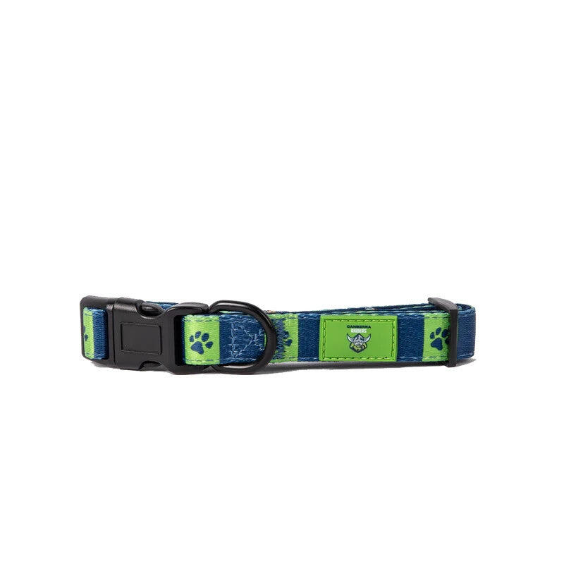 NRL Adjustable Dog Collar - Canberra Raiders