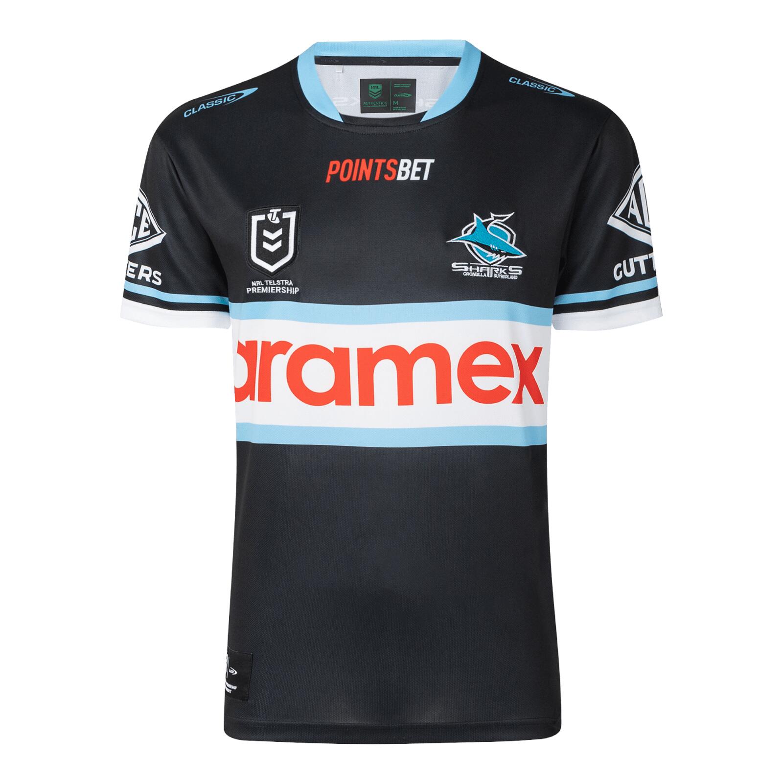 NRL 2023 Away Jersey - Cronulla Sharks - Rugby League - CLASSIC