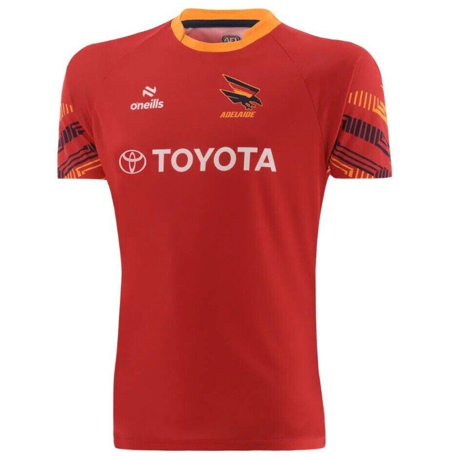 AFL 2025 Training Tee - Adelaide Crows - Adult - Red - T-Shirt - O'NEILLS