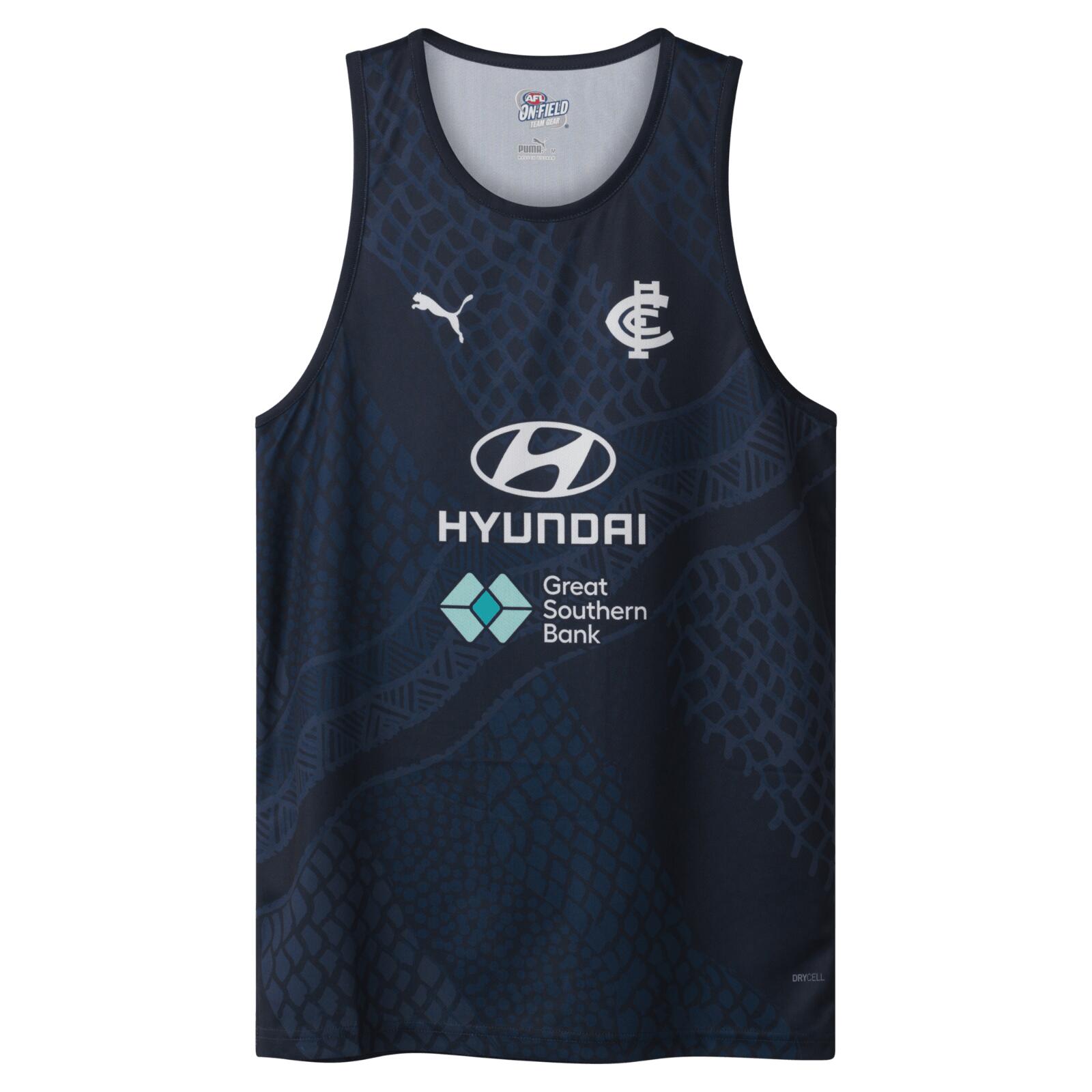 AFL 2024 Training Singlet - Carlton Blues - Adult - Mens