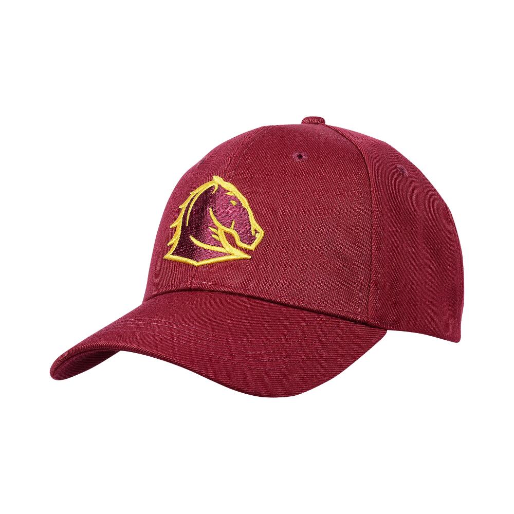 NRL Structured Cap - Brisbane Broncos - Maroon - Hat - Adult