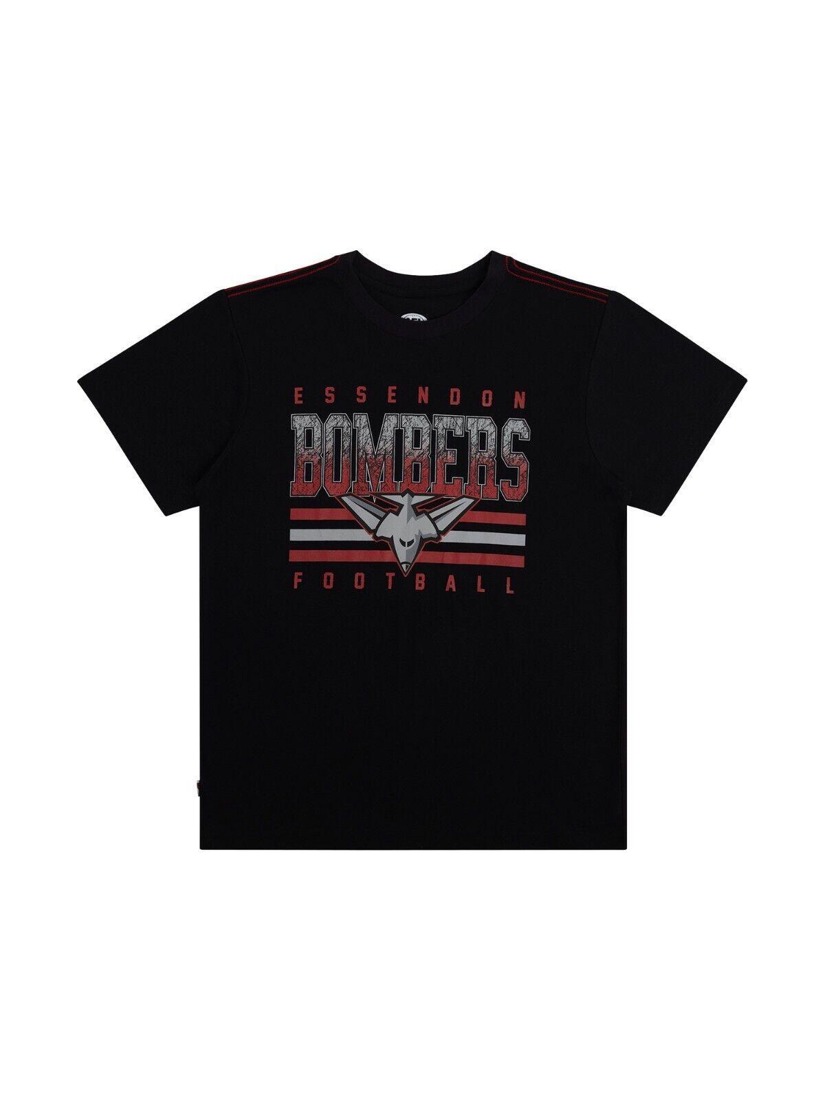 AFL Sketch Tee - Essendon Bombers - Youth- Kids - T-Shirt