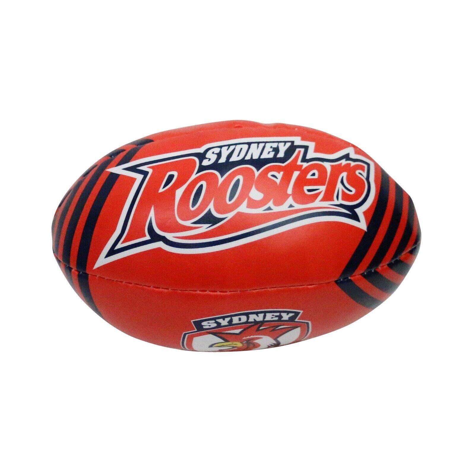 NRL 2025 6 Inch Sponge Football - Sydney Roosters - Supporter Ball