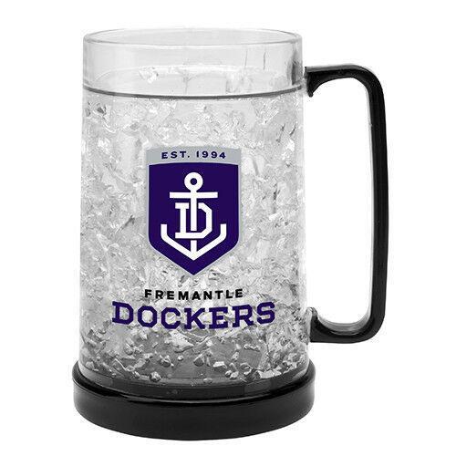 AFL Freeze Mug - Fremantle Dockers - - 375ML - Gel Freeze Mug Cup