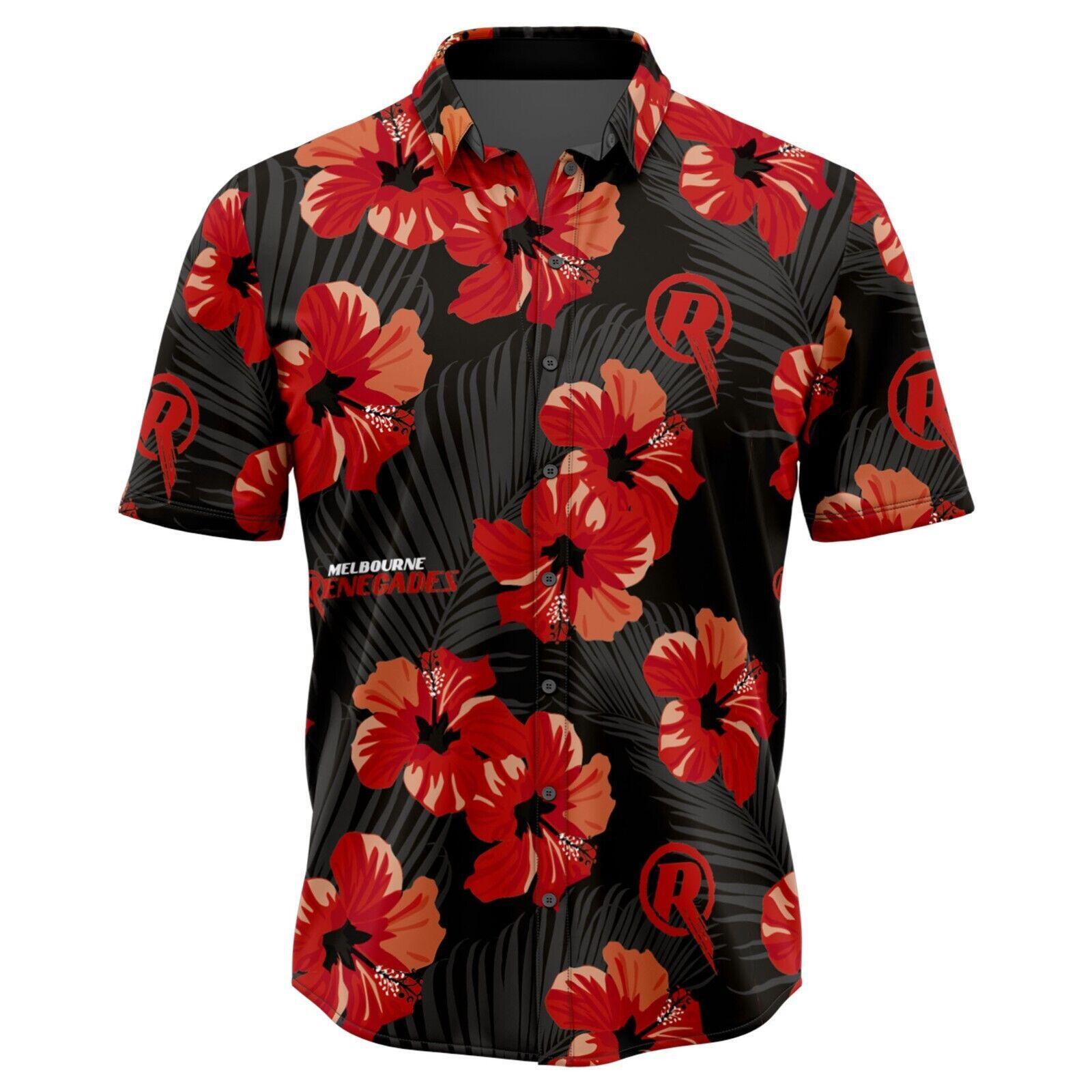 BBL 'Aloha' Hawaiian Shirt - Melbourne Renegades - Polo