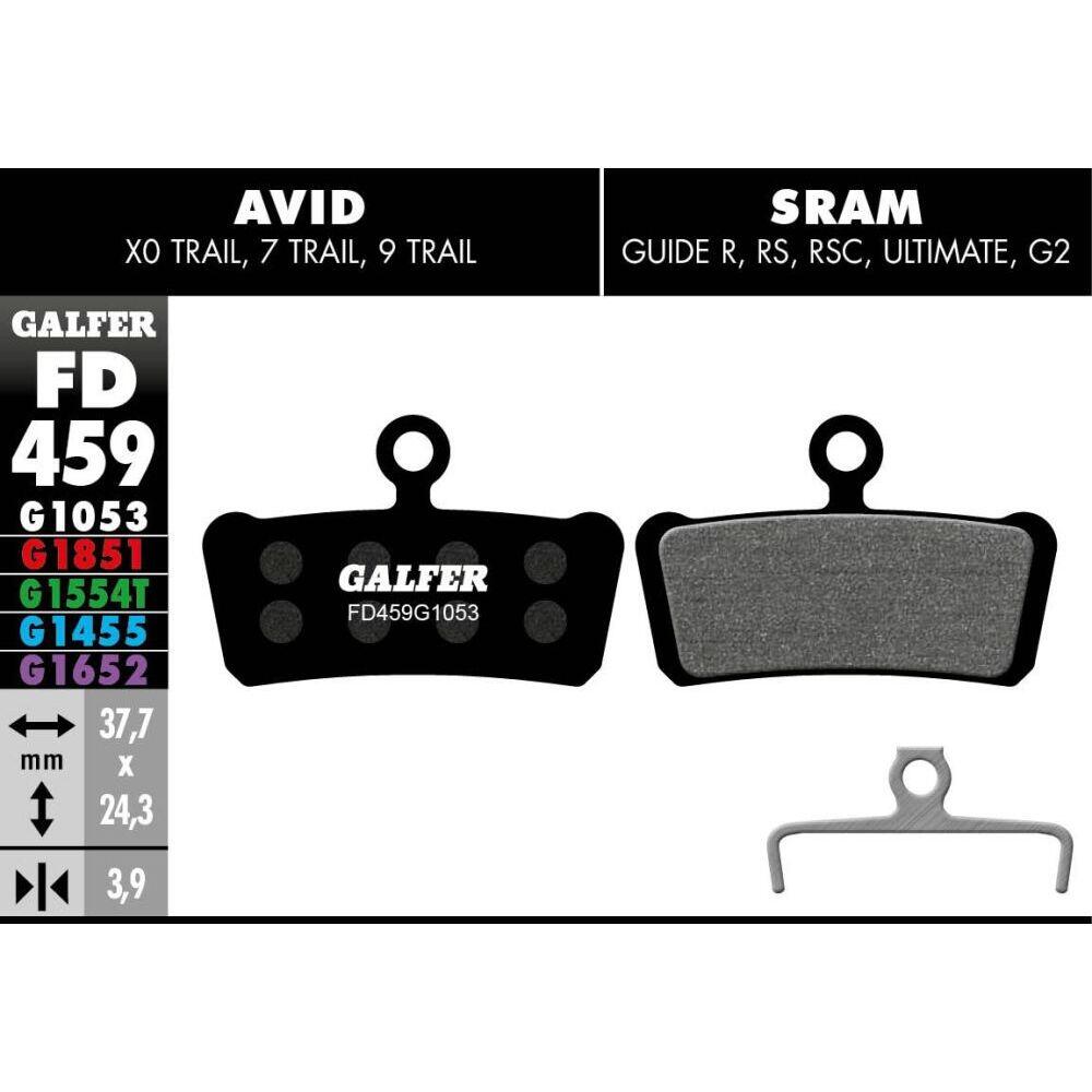 GALFER Brzdové destičky Galfer Avid X0