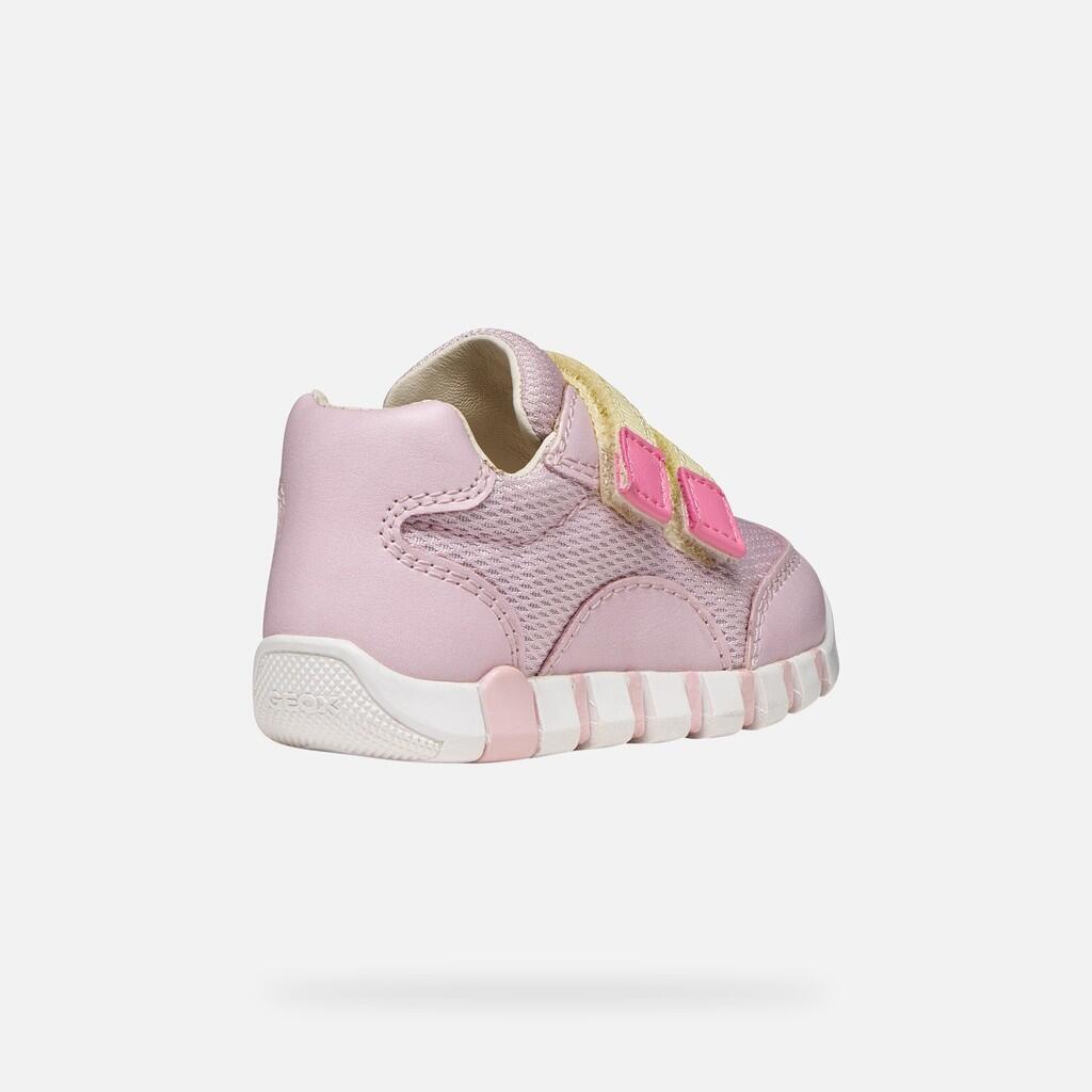 Premiers Pas Bébé Fille IUPIDOO BABY GIRL Rose/Jaune Clair 6/7