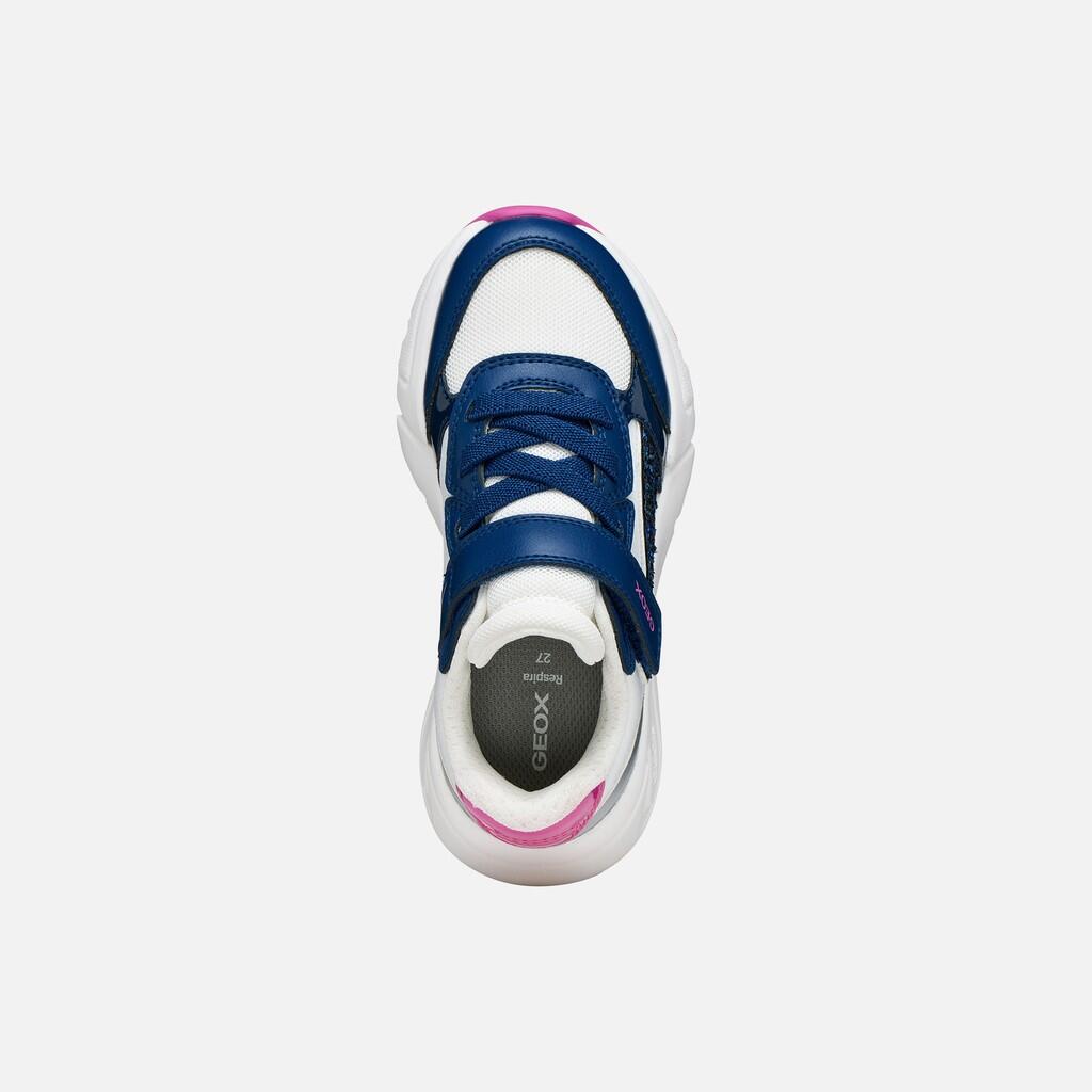 Baskets Fille LOFTUS GIRL Blanc/Bleu Roi Foncé 7/7