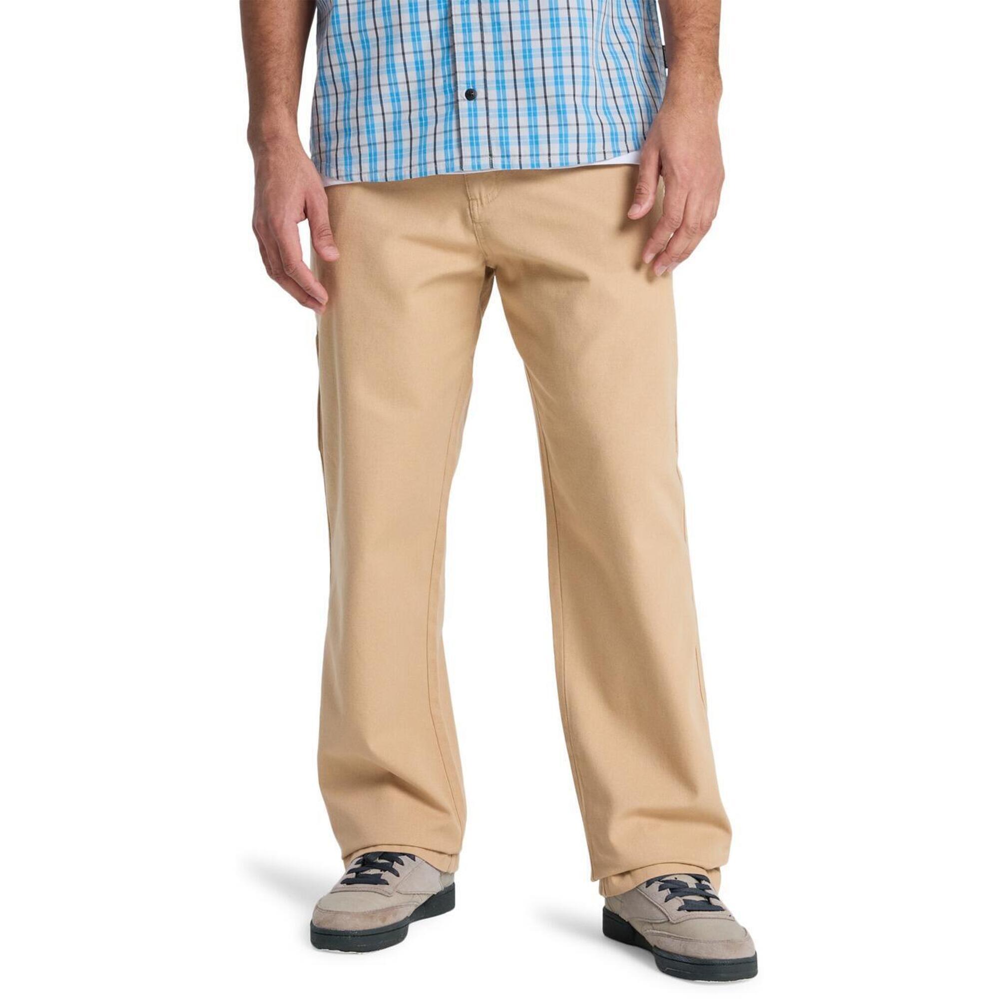 Quiksilver - Pantalon Workwear En Toile Carpenter Marron Homme - Pantalons - Beige - Decathlon