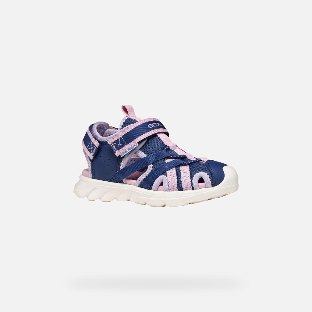 Sandales Fille J SANDAL AIRADYUM GIRL Bleu Marine/Lilas 4/7