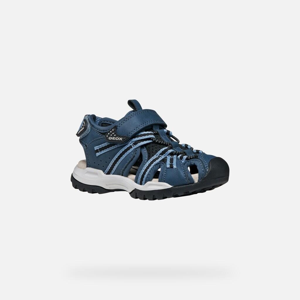 Sandales Garçon BOREALIS BOY Denim/Noir 4/7