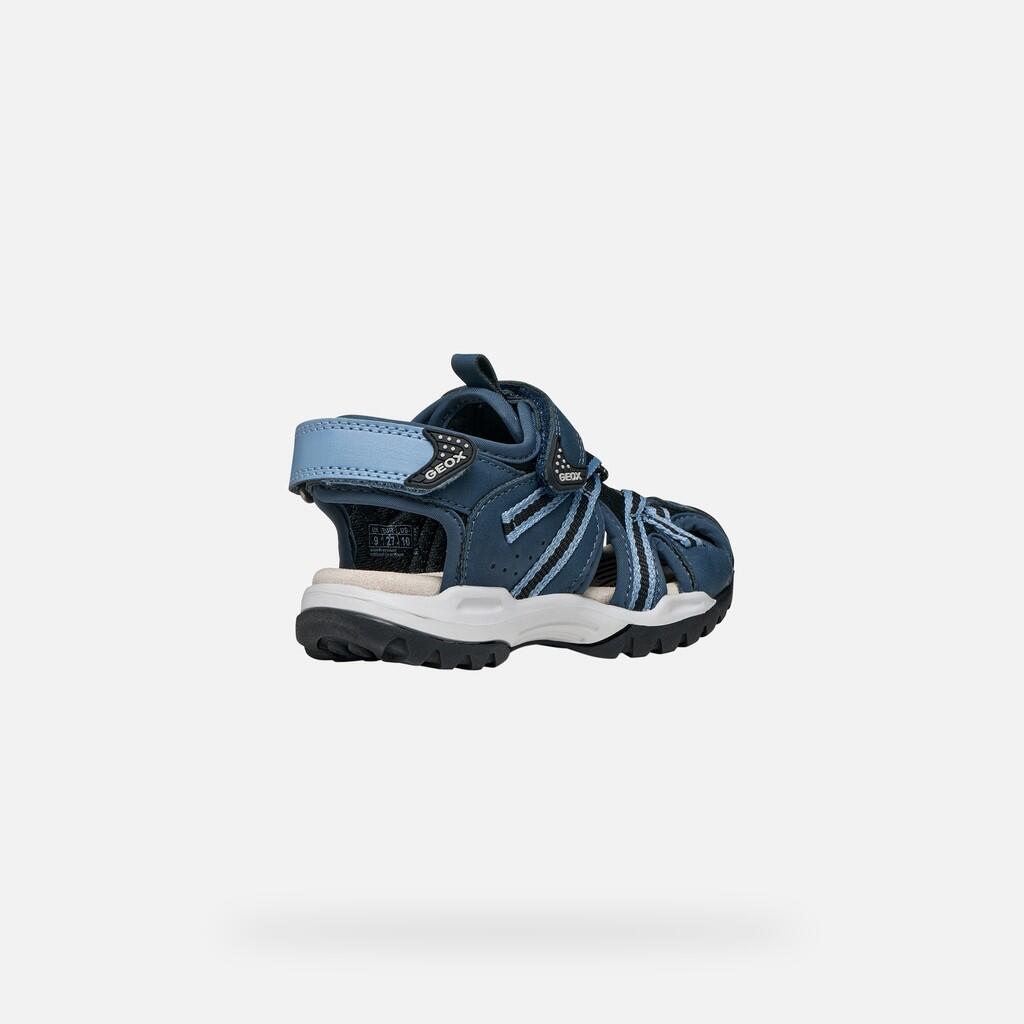 Sandales Garçon BOREALIS BOY Denim/Noir 6/7
