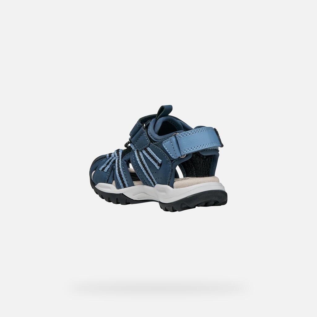 Sandales Garçon BOREALIS BOY Denim/Noir 5/7