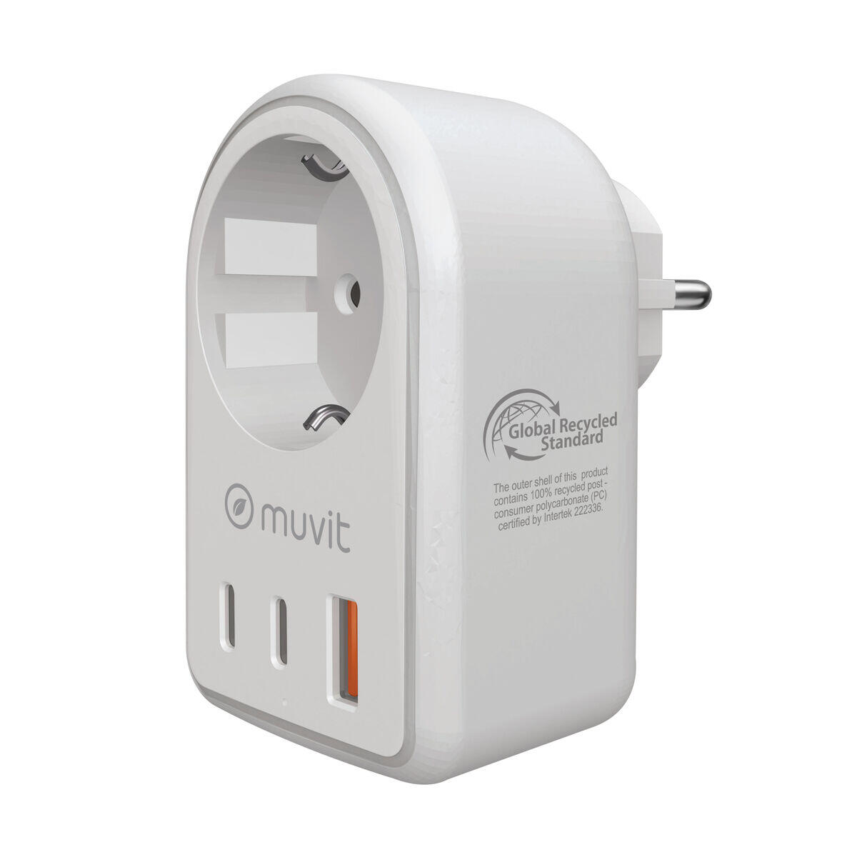 Cargador de Pared MUVIT FOR CHANGE 851DQ-DE Enchufe EU 4/5