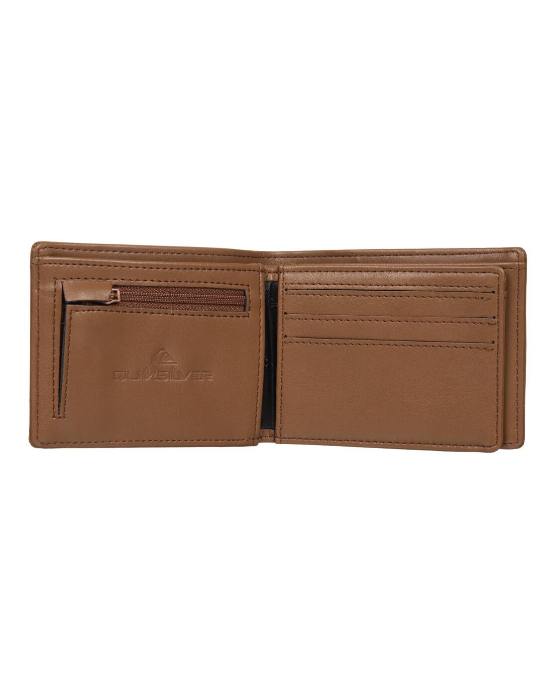 Portefeuille trois volets en cuir MAC Marron Homme 2/4