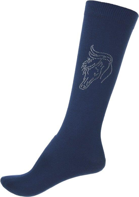 Red Horse Paardrijsokken Kristal - Navy Zilver 2/2