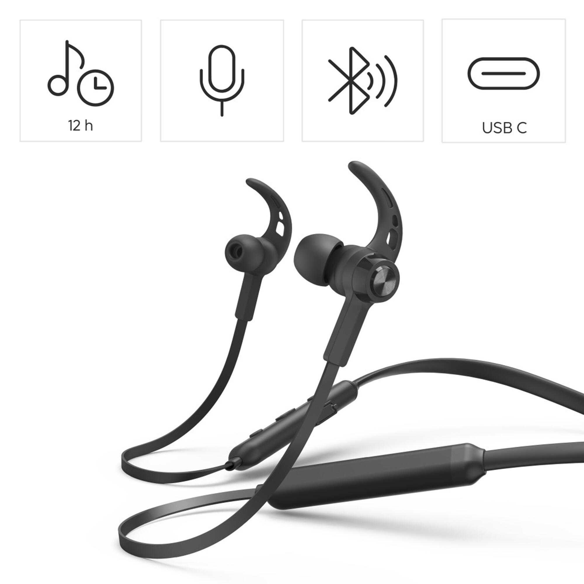 HAMA Bluetooth®-Kopfhörer Freedom Neck III, In-Ear, Schwarz 2/5