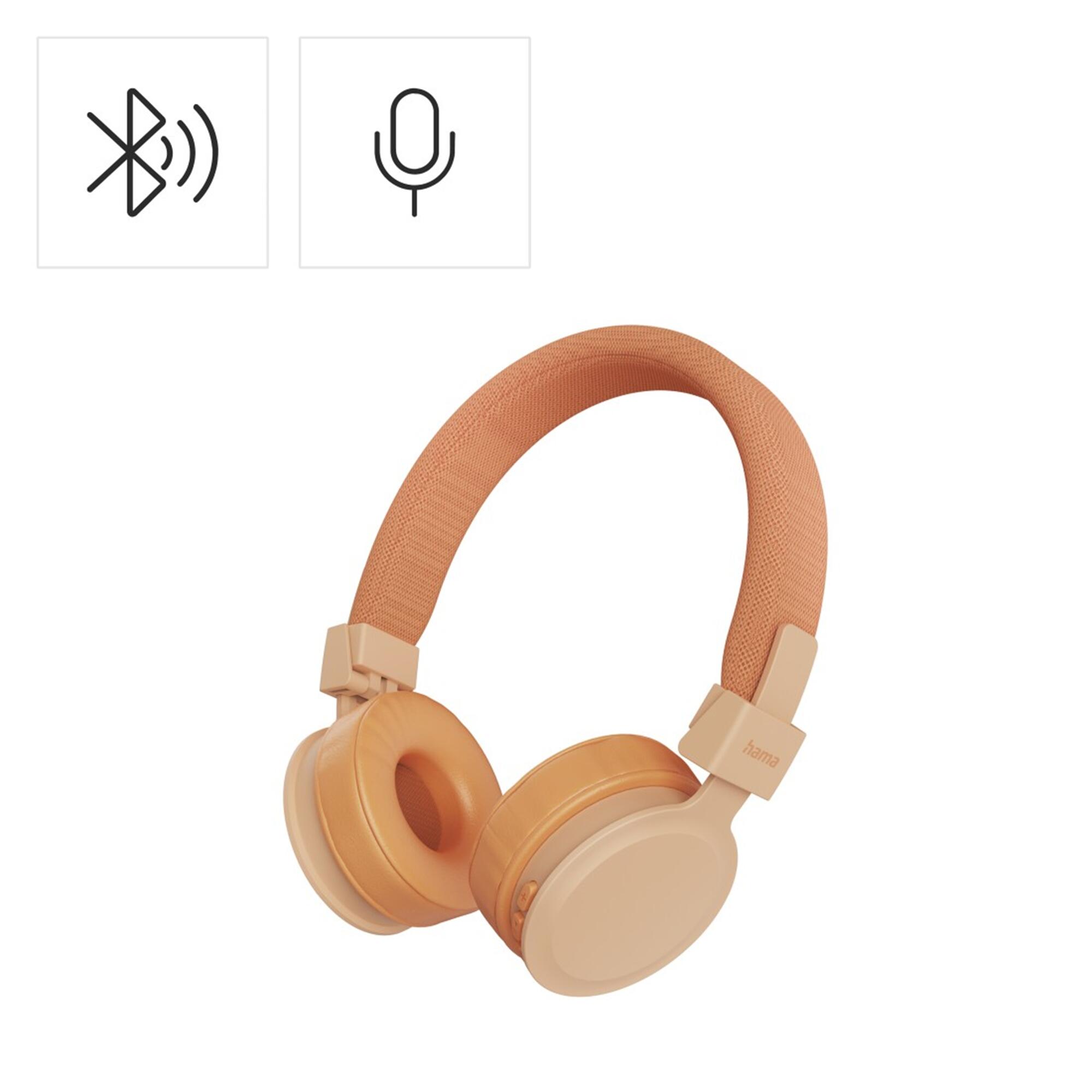 HAMA Bluetooth®-Kopfhörer Freedom Lit III, On-Ear, Orange 2/5