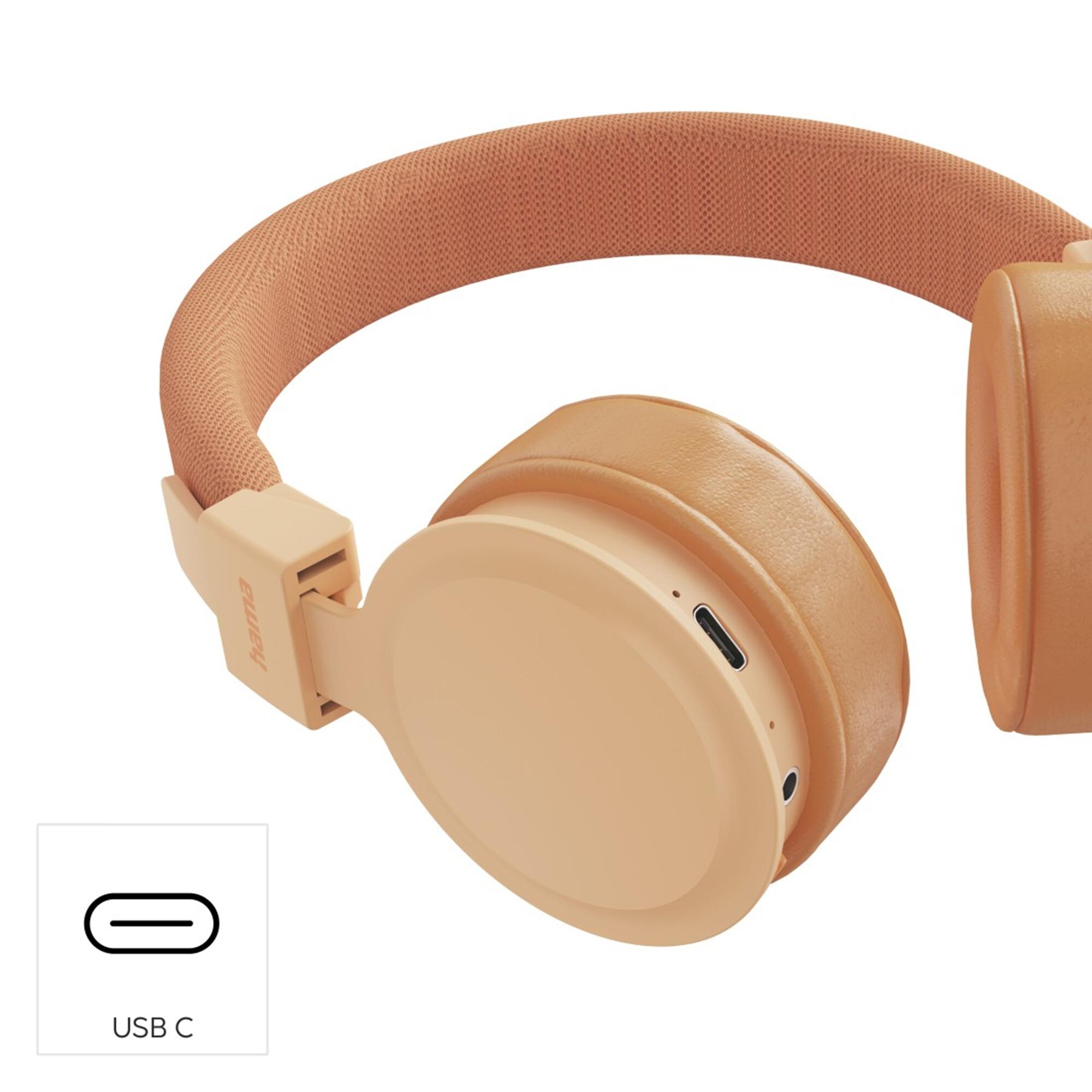 HAMA Bluetooth®-Kopfhörer Freedom Lit III, On-Ear, Orange 5/5