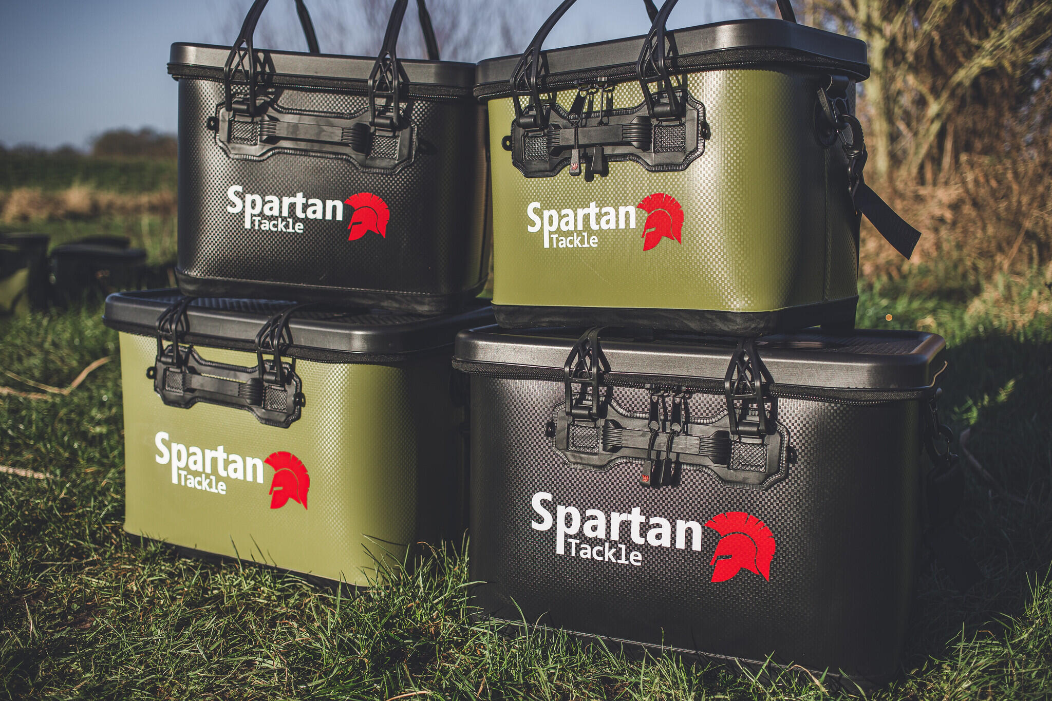 Sac de table Spartan Tackle Carbon EVA vert 6/7