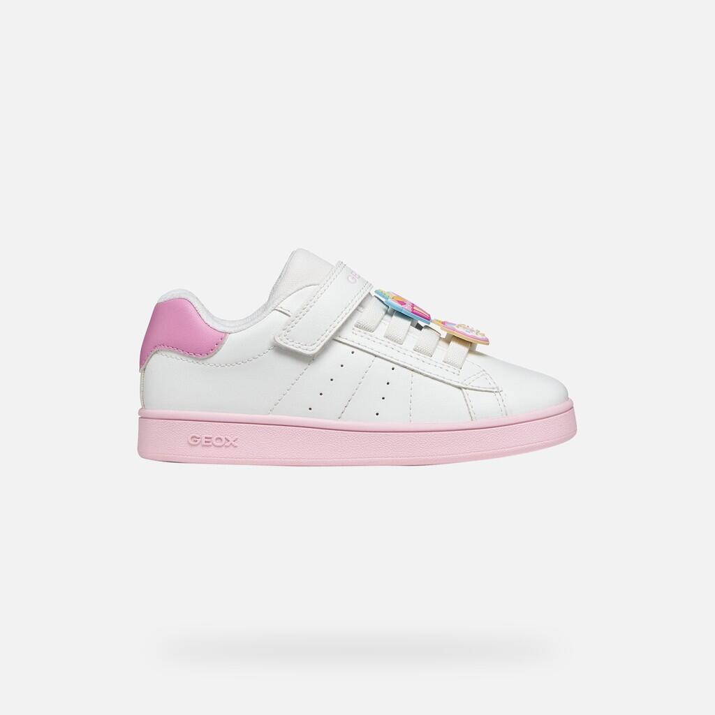 Baskets Fille ECLYPER GIRL Blanc/Rose Foncé 2/7
