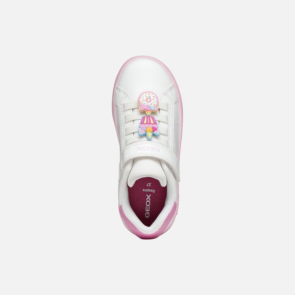 Baskets Fille ECLYPER GIRL Blanc/Rose Foncé 7/7