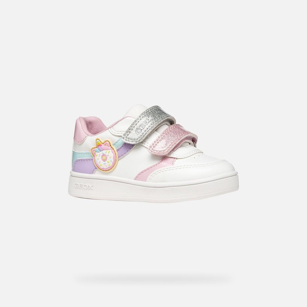 Baskets Bébé Fille B ECLYPER GIRL Blanc/Lilas Clair 4/7