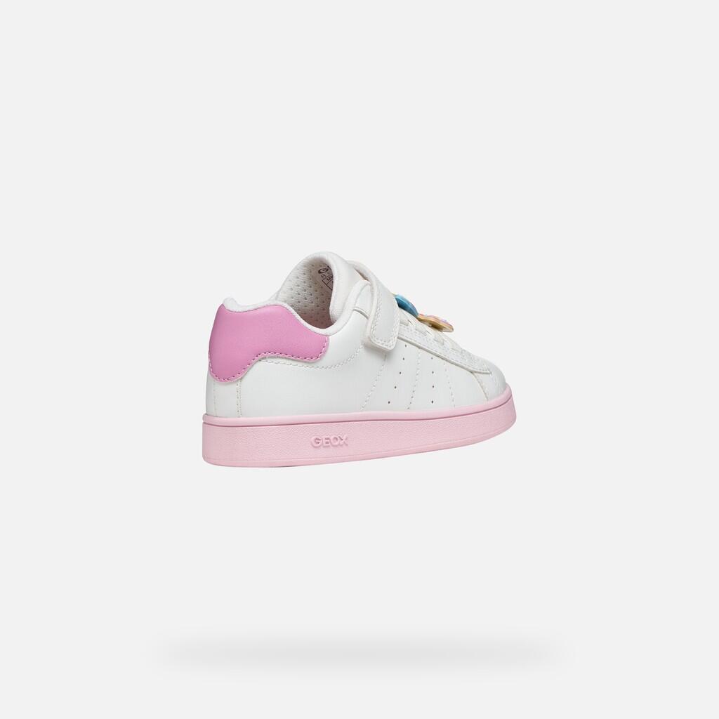 Baskets Fille ECLYPER GIRL Blanc/Rose Foncé 6/7