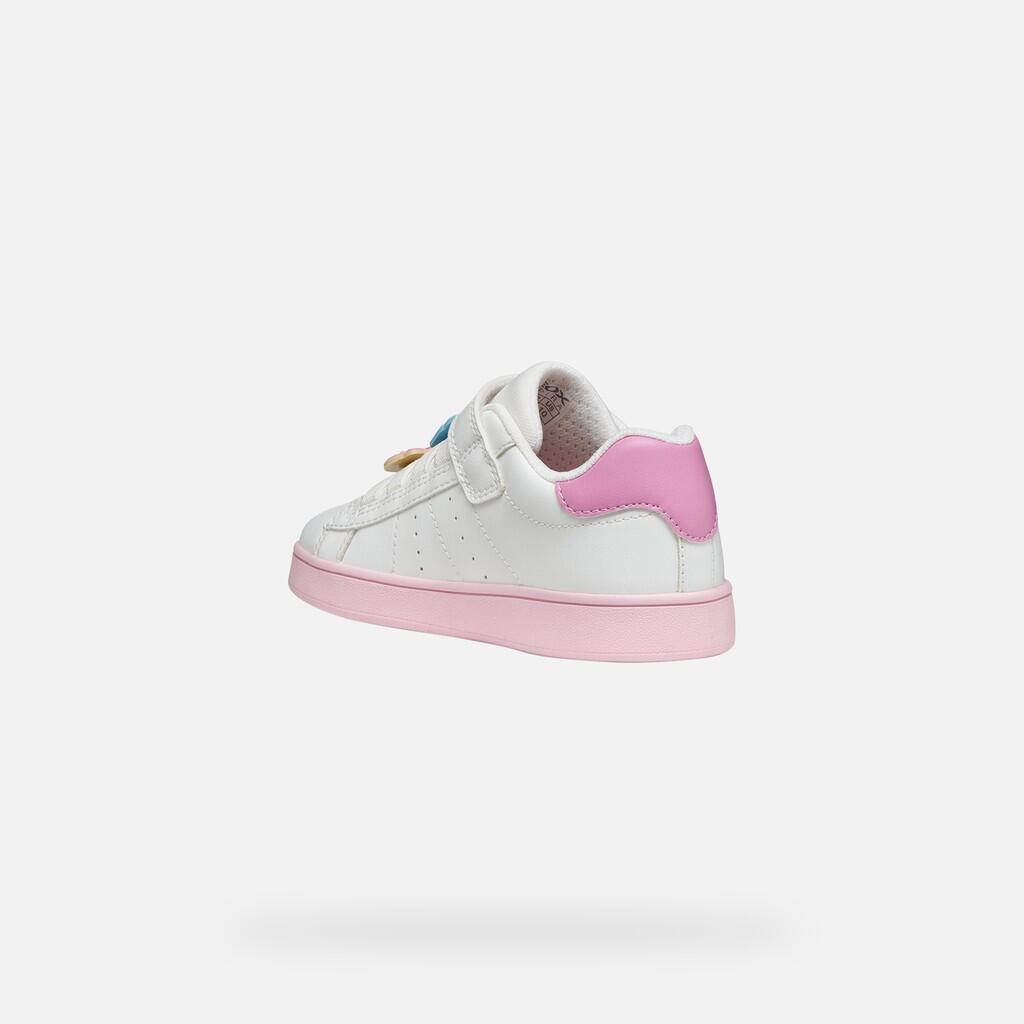 Baskets Fille ECLYPER GIRL Blanc/Rose Foncé 5/7