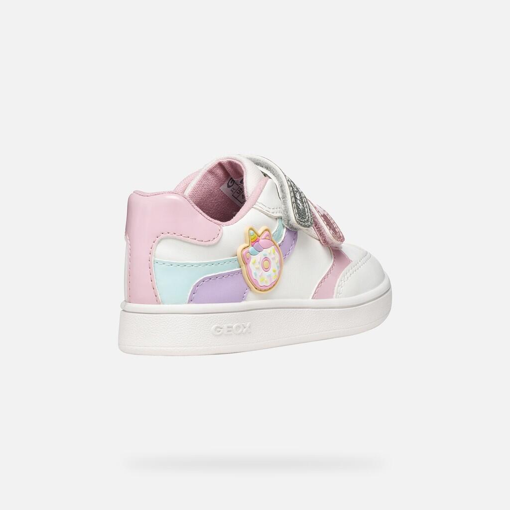 Baskets Bébé Fille B ECLYPER GIRL Blanc/Lilas Clair 6/7