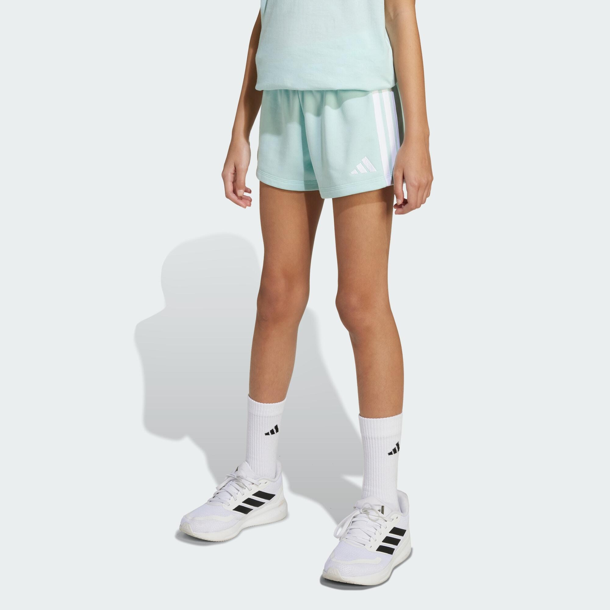 Adidas - Short Essentials Enfants - Short - Blanc|bleu - Decathlon