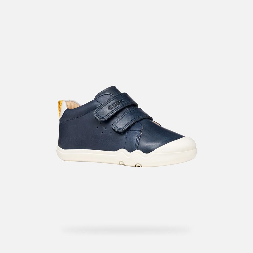 Baskets Bébé Garçon B STEPPIEUP BOY Bleu Marine/Blanc 3/7