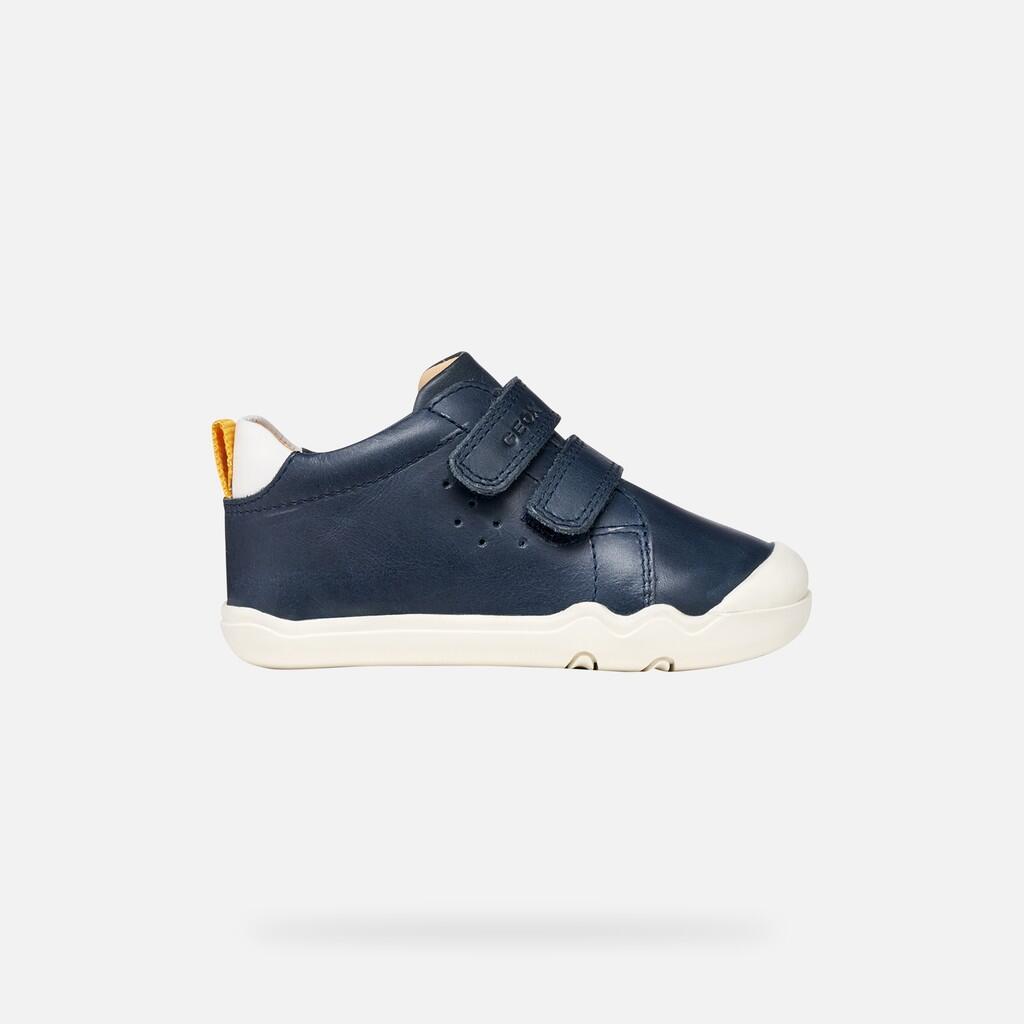 Baskets Bébé Garçon B STEPPIEUP BOY Bleu Marine/Blanc 2/7
