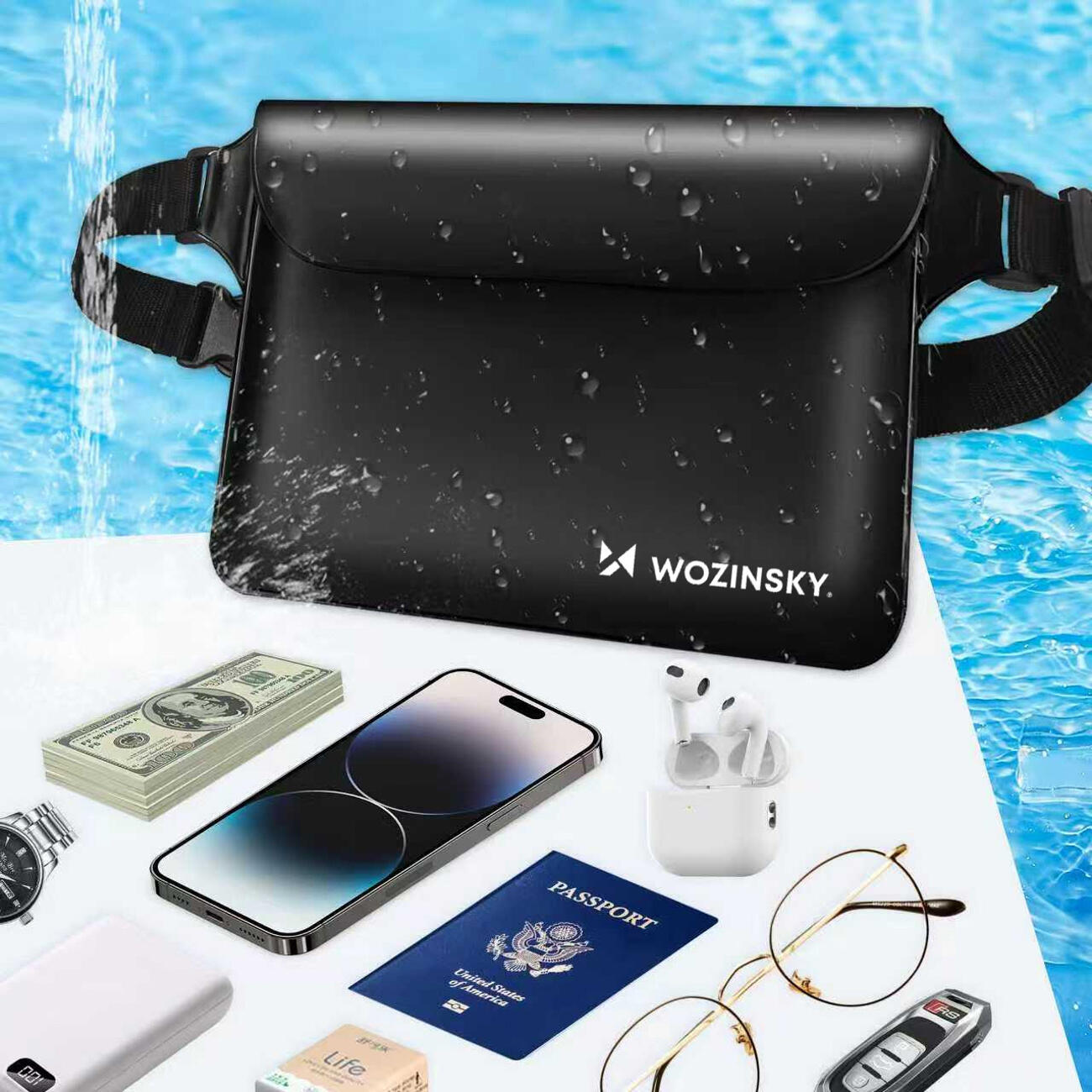 Heuptas waterdicht zomertas Wozinsky 2/7