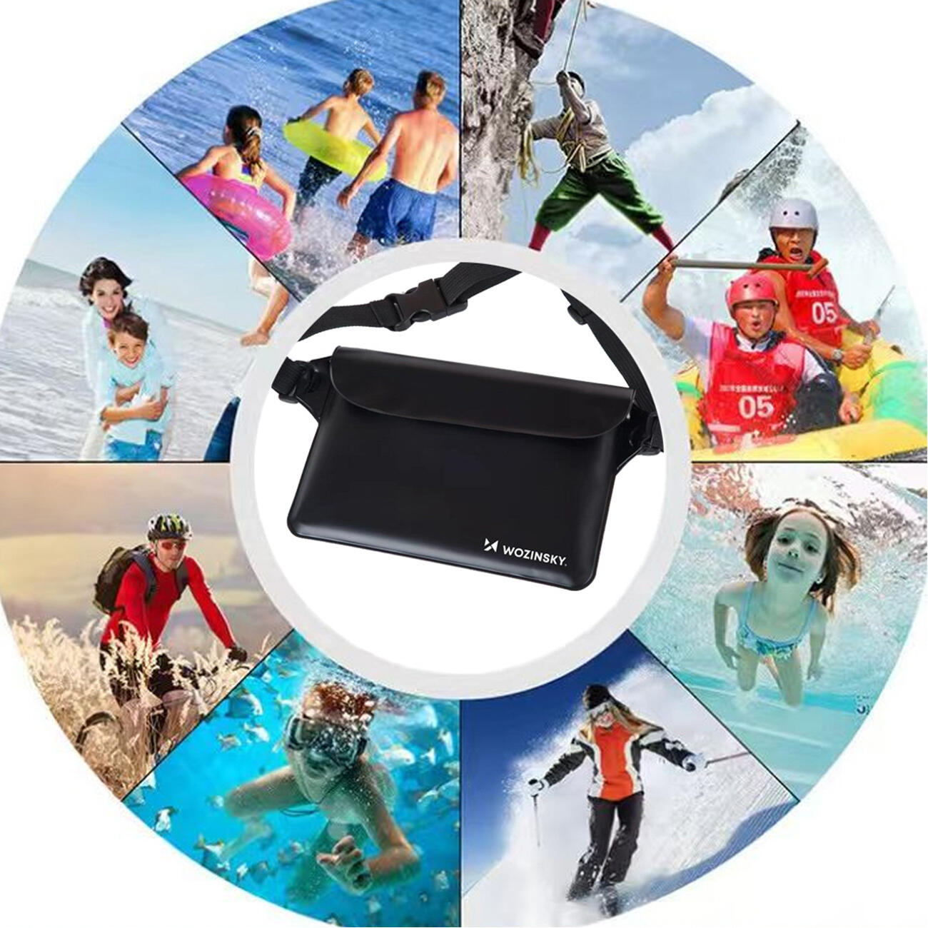 Heuptas waterdicht zomertas Wozinsky 4/7