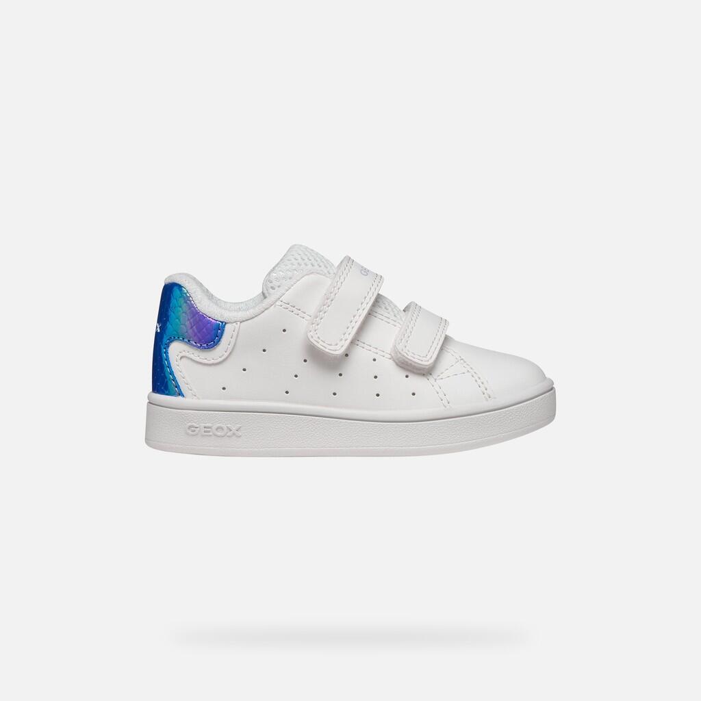 Baskets Bébé Fille ECLYPER BABY GIRL Blanc/Bleu Bleuet 2/7