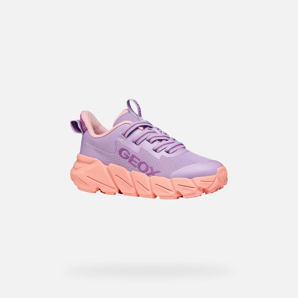 Baskets Fille FLEXYPER FAST GIRL Lilas/Corail Clair 4/7
