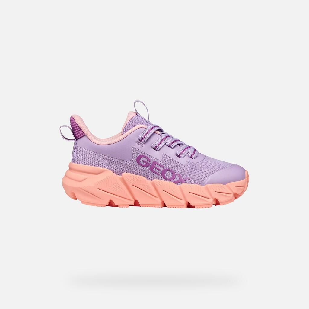 Baskets Fille FLEXYPER FAST GIRL Lilas/Corail Clair 2/7