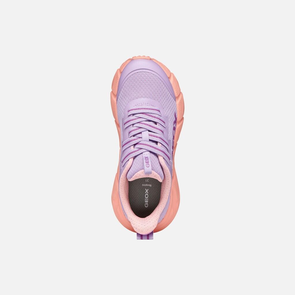 Baskets Fille FLEXYPER FAST GIRL Lilas/Corail Clair 7/7