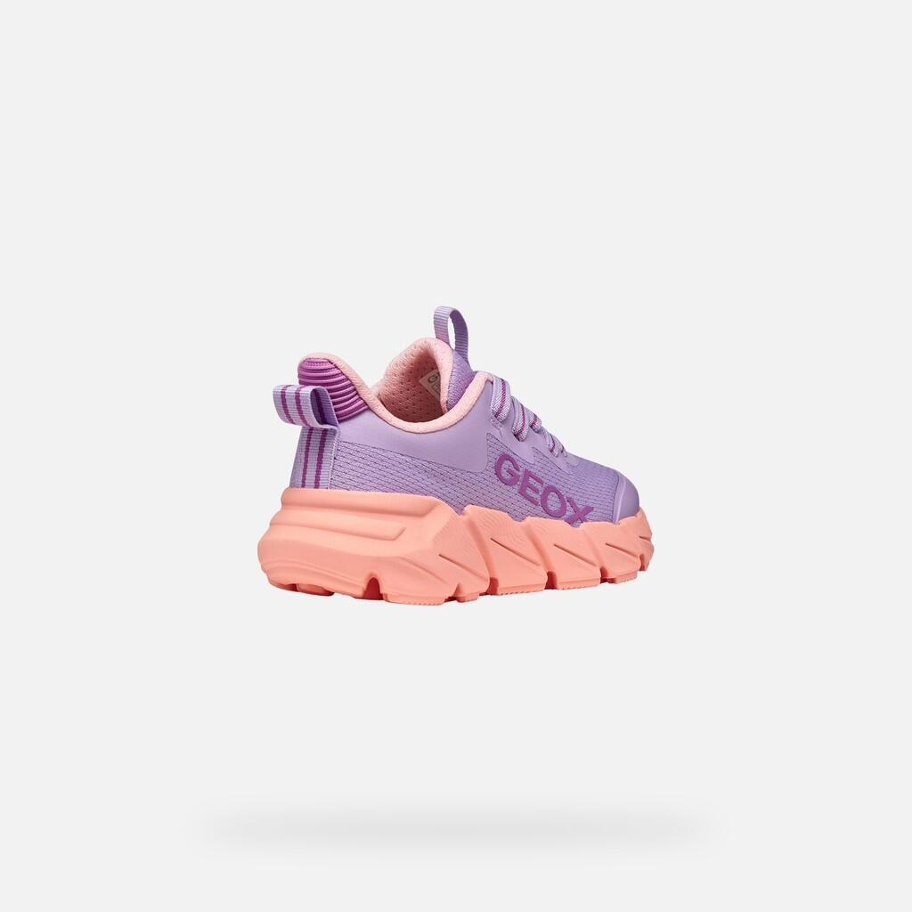 Baskets Fille FLEXYPER FAST GIRL Lilas/Corail Clair 6/7