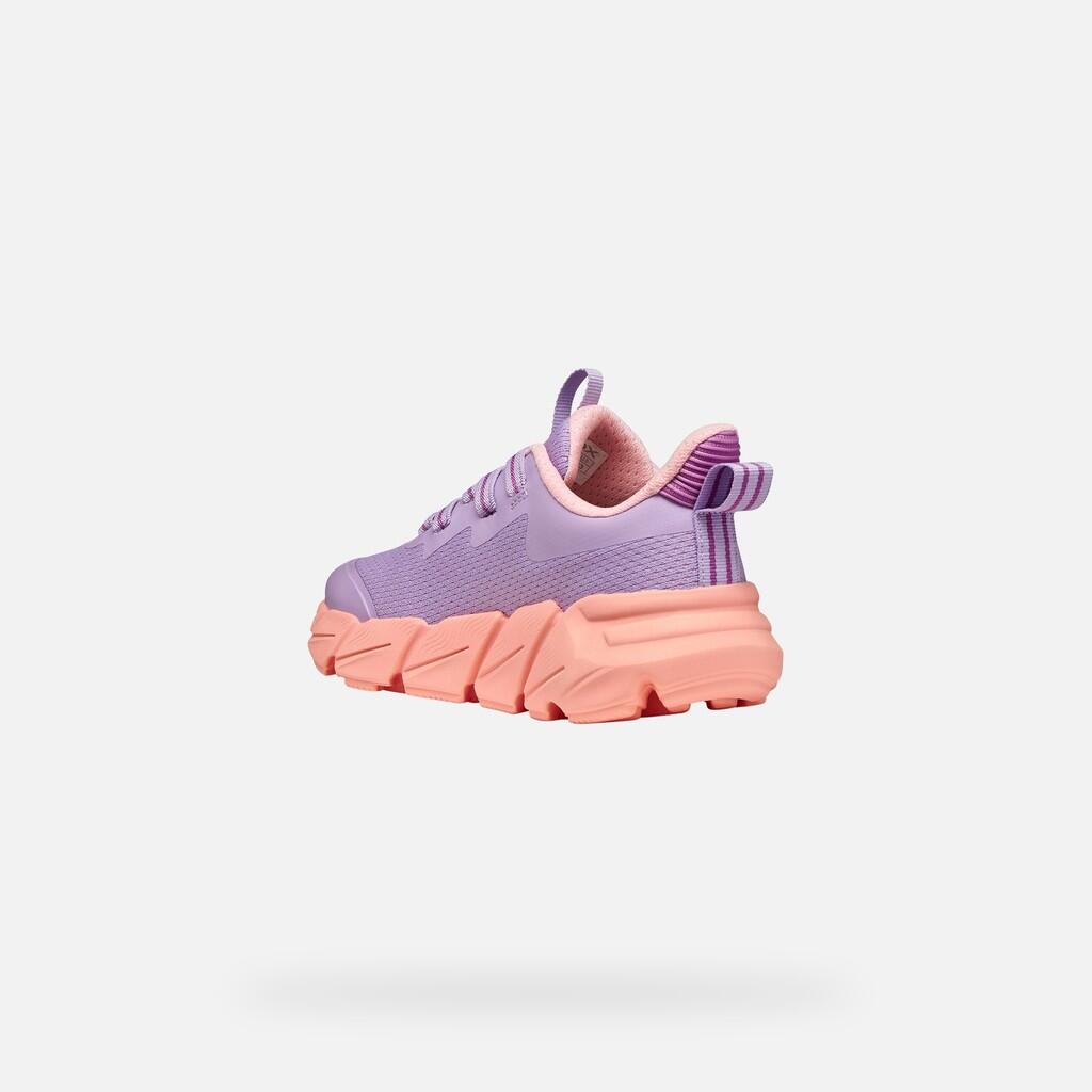 Baskets Fille FLEXYPER FAST GIRL Lilas/Corail Clair 5/7