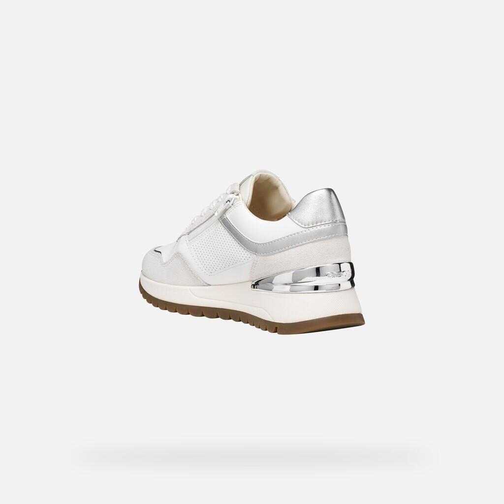 Baskets Femme D DESYA Blanc/Blanc Cassé 6/7